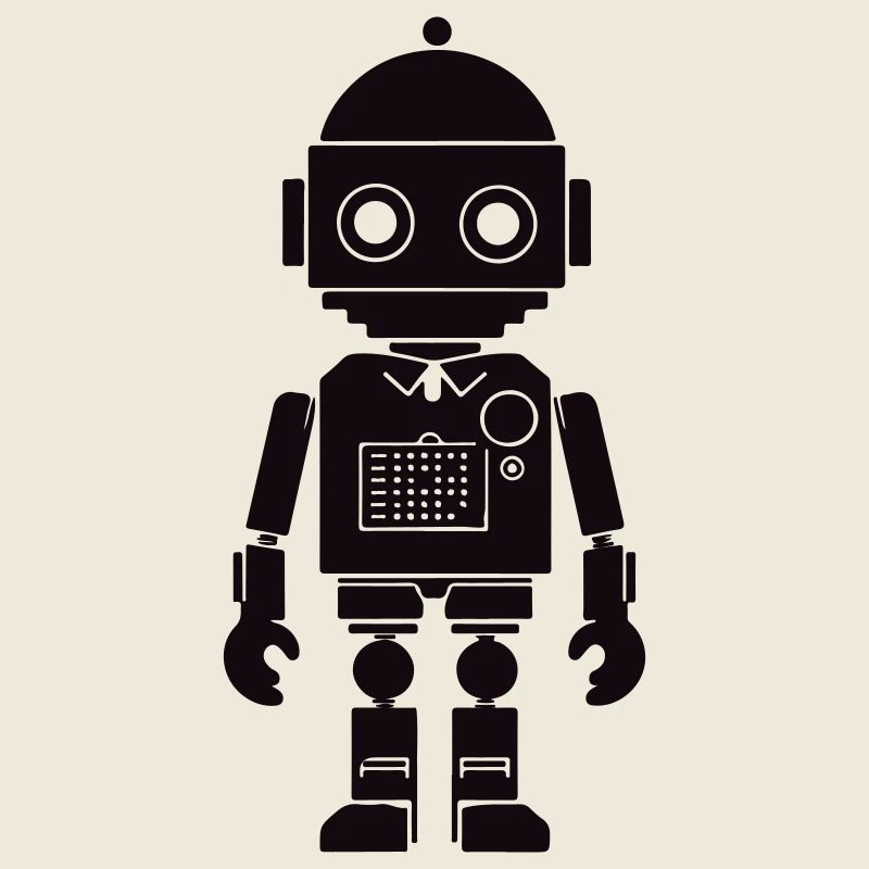 Silhouette de robot