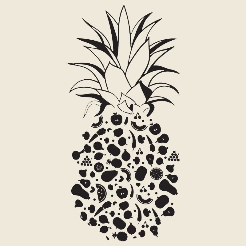 Früchte als Ananas