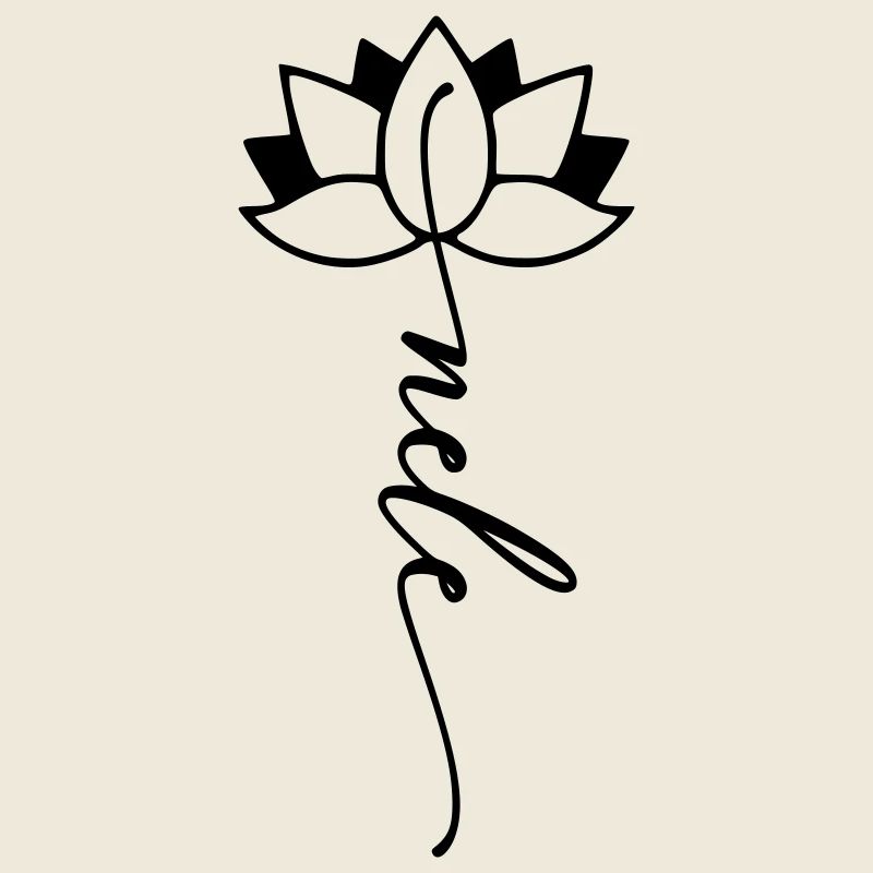 Nele Name Blumenschrift