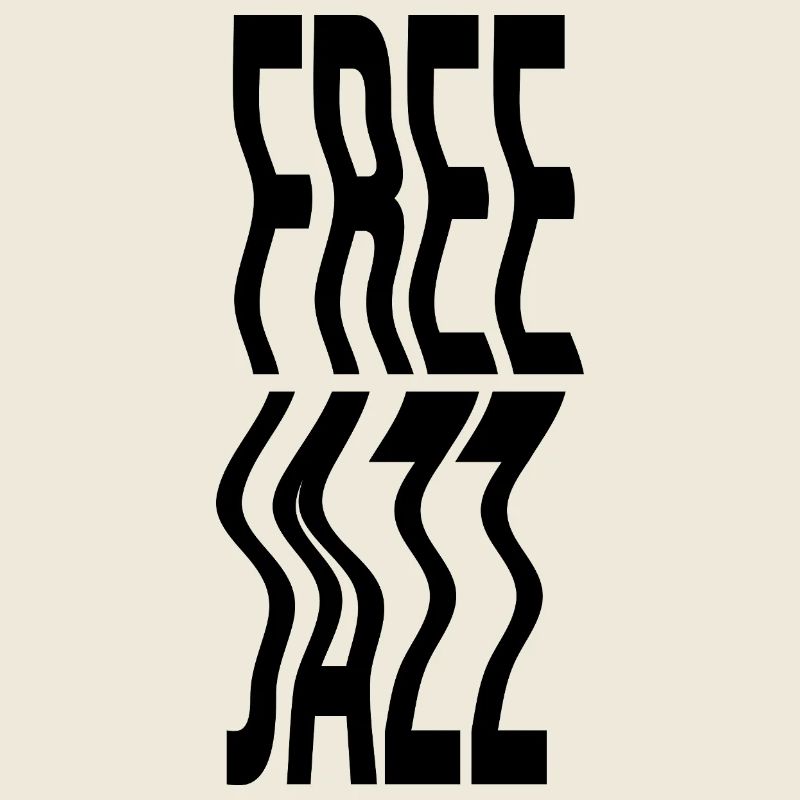 Free Jazz typography bold logo 