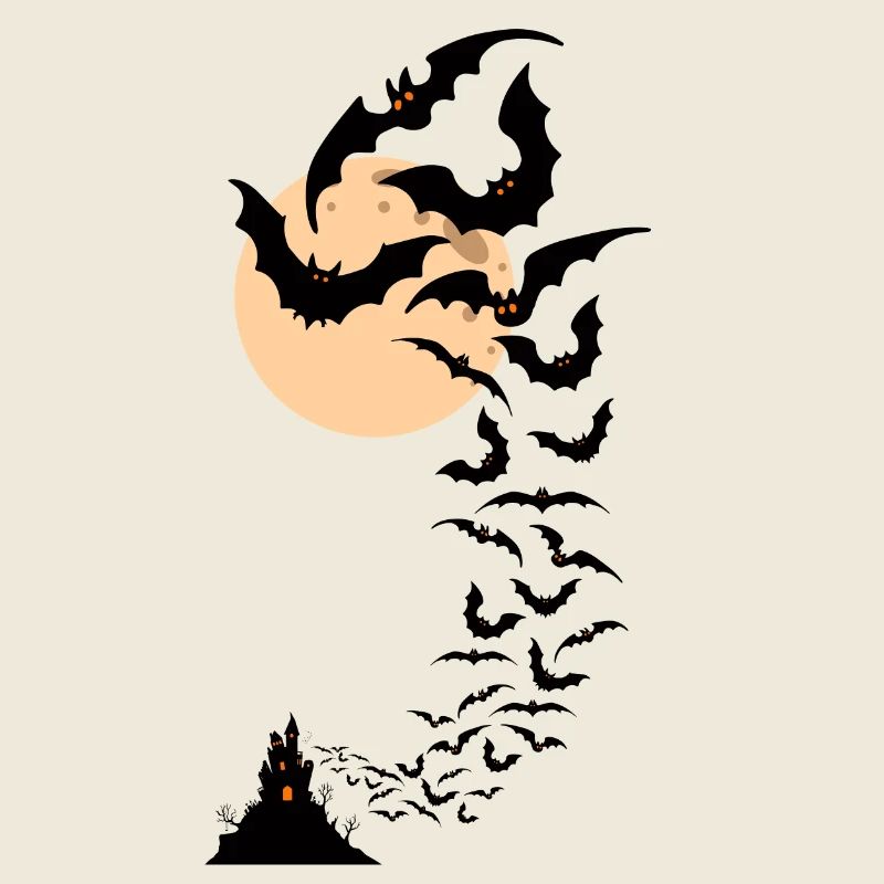 Halloween bats