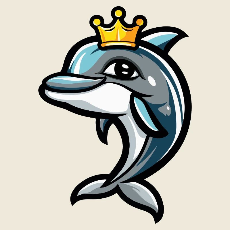 Dolphin Comic Crown