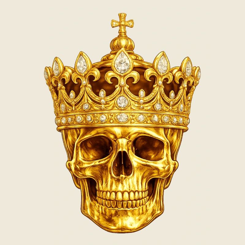 Golden Skull Crown