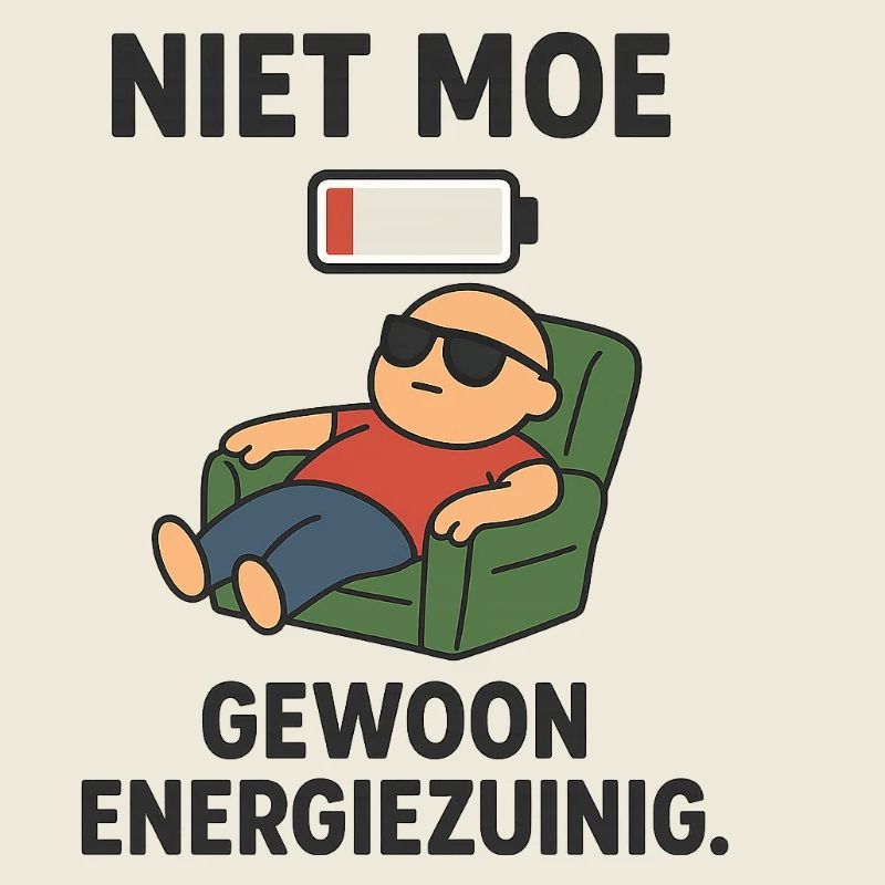 Pas fatigué, juste économe en énergie