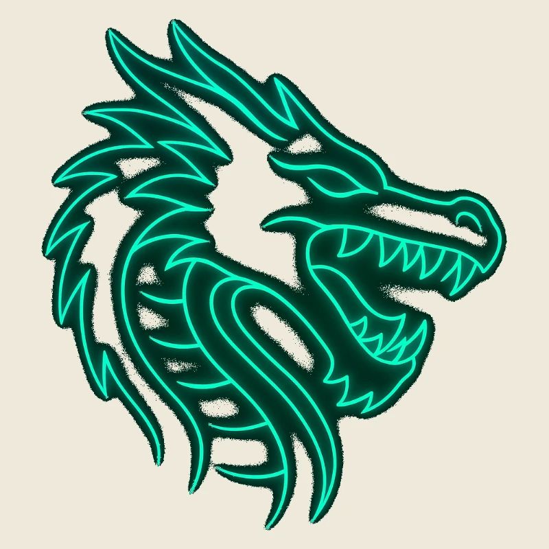 Neon Dragon Design