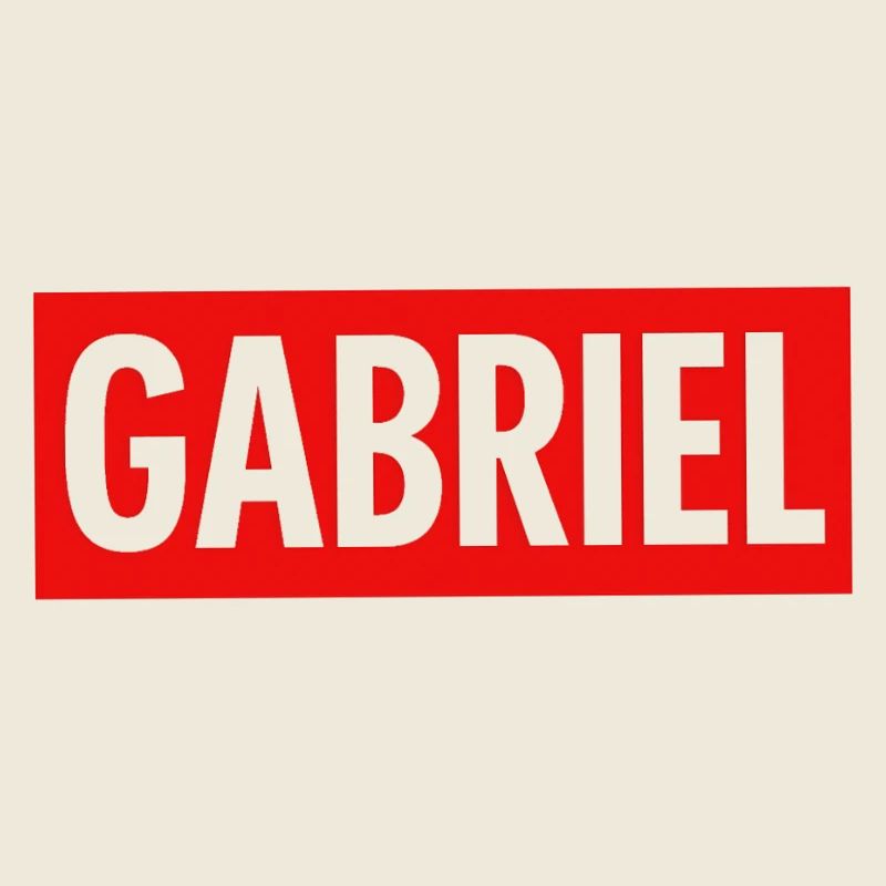  T-shirt prénom GABRIEL – Cadeau stylé et original