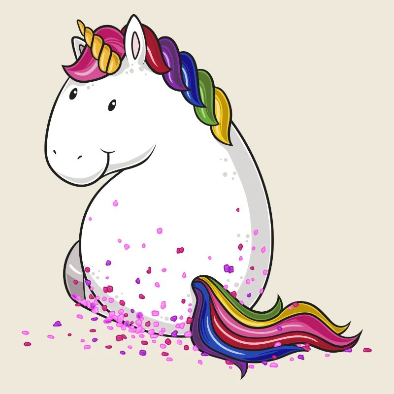 Confetti unicorn comic