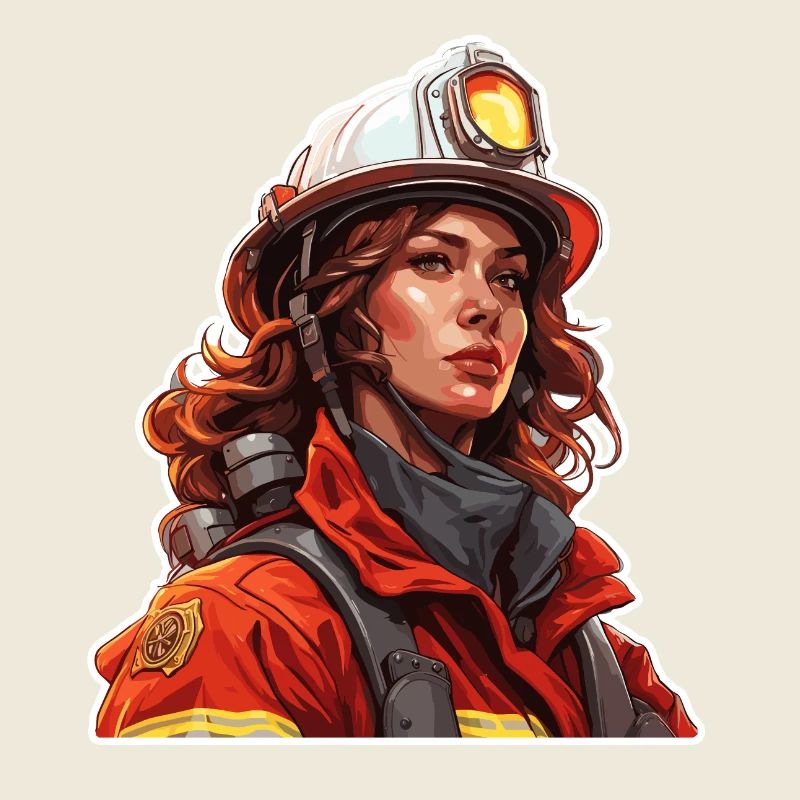 Firefighter / Fire / Fire / Extinguish / Heroine