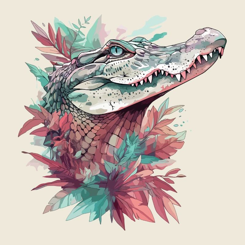Alligator Crocodile Caiman Reptile Predator Animal