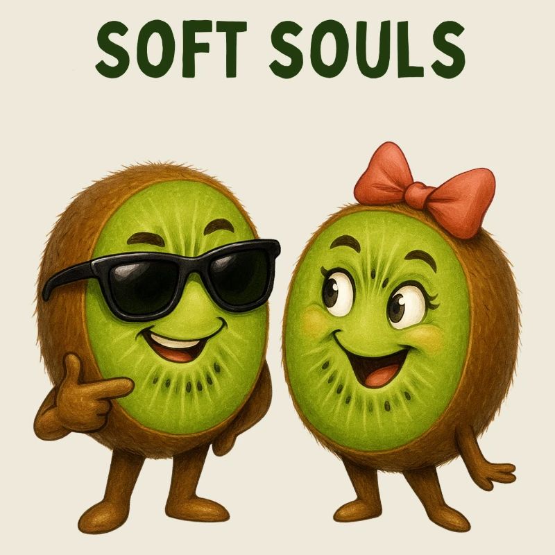 Kiwis avec style : Soft Souls Duo