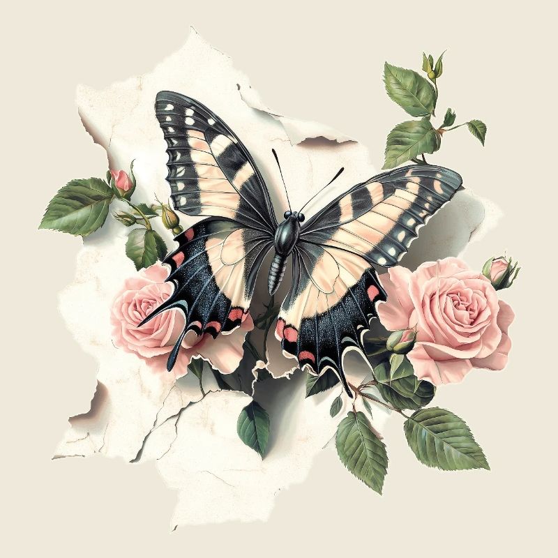 Schmetterling Vintage