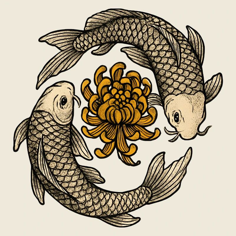 Koi Circuit Chrysanthemums