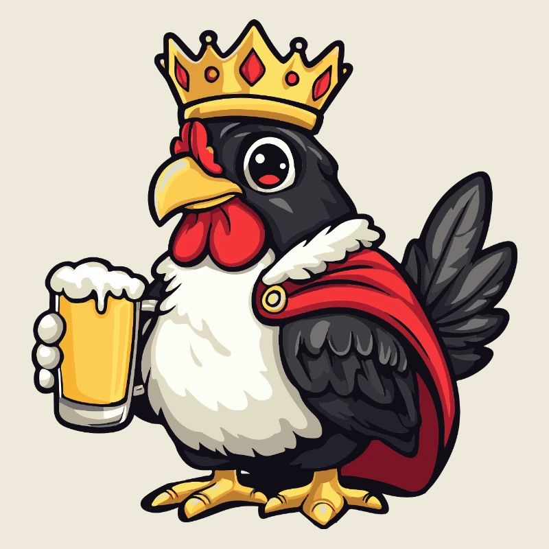 Huhn Bier König