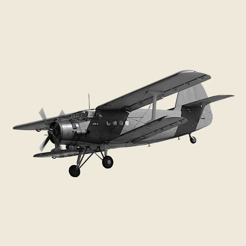 Avion AN2 Biplan Hélice Vintage