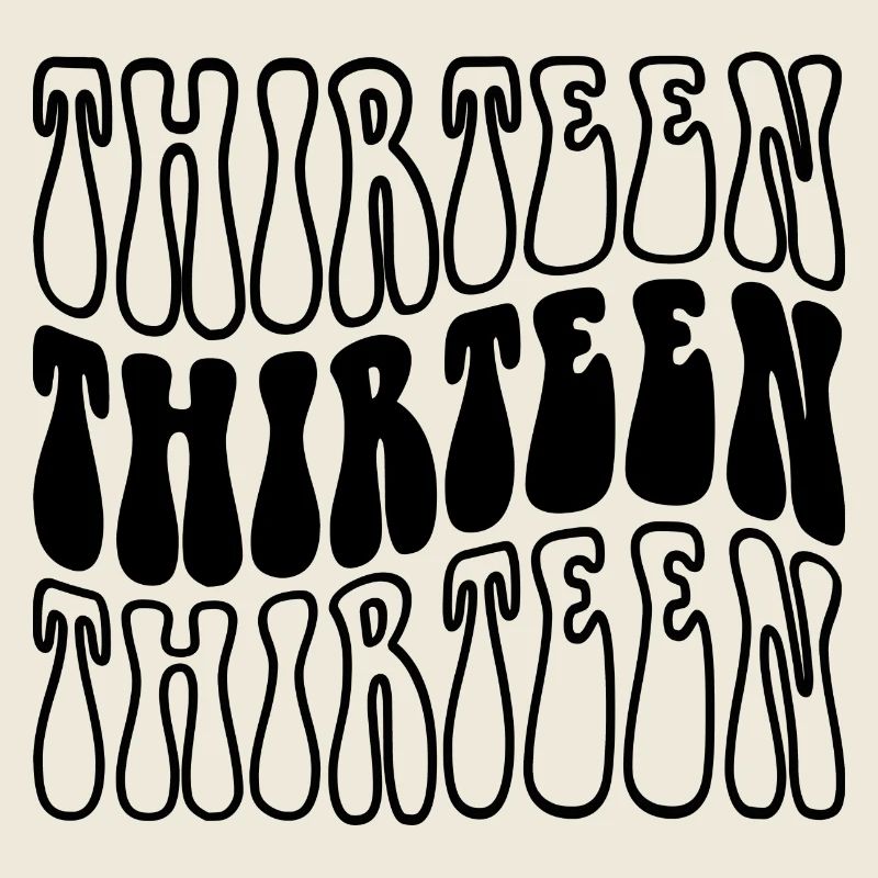 Treize 13e anniversaire garçons filles 13 ans