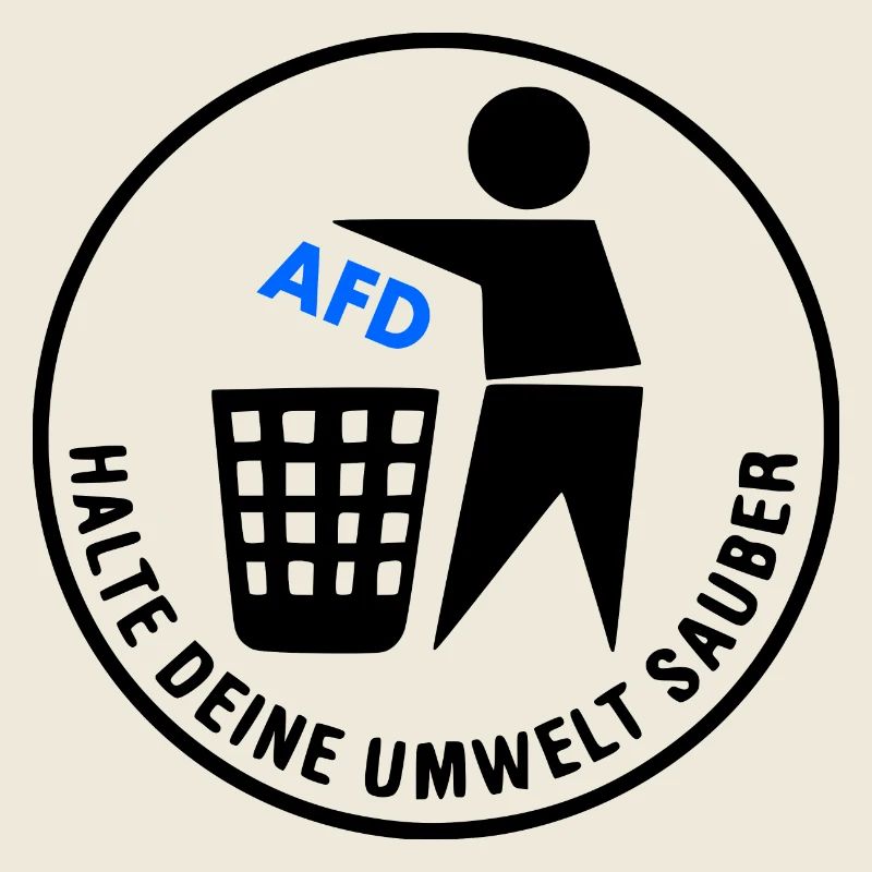 Fck afd - halte deine umwelt sauber