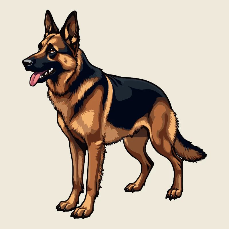 Deutscher Schäferhund German Shepherd dog Owczarek