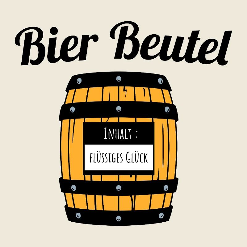 Bier Beutel lustiger Turnbeutel Geschenkbeutel SW