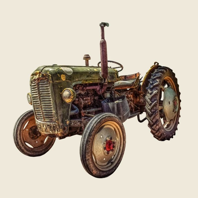 Tracteur vert Oldtimer