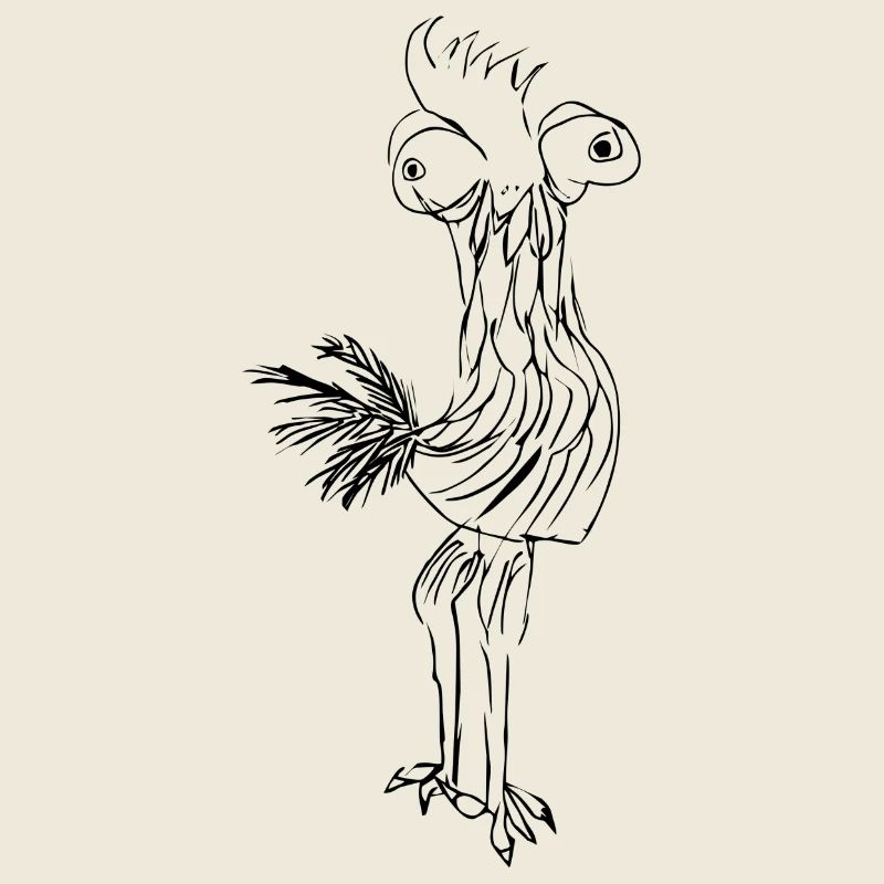 Huhn - Hahn - lustiger Gockel