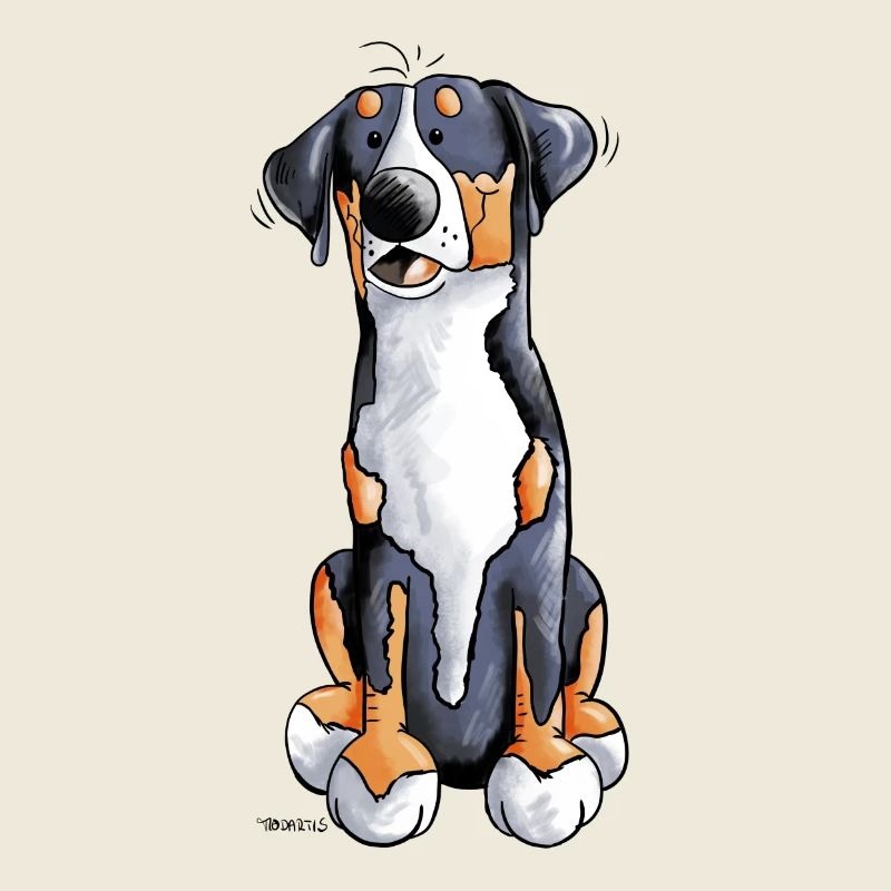 Funny Greater Swiss Mountain Dog