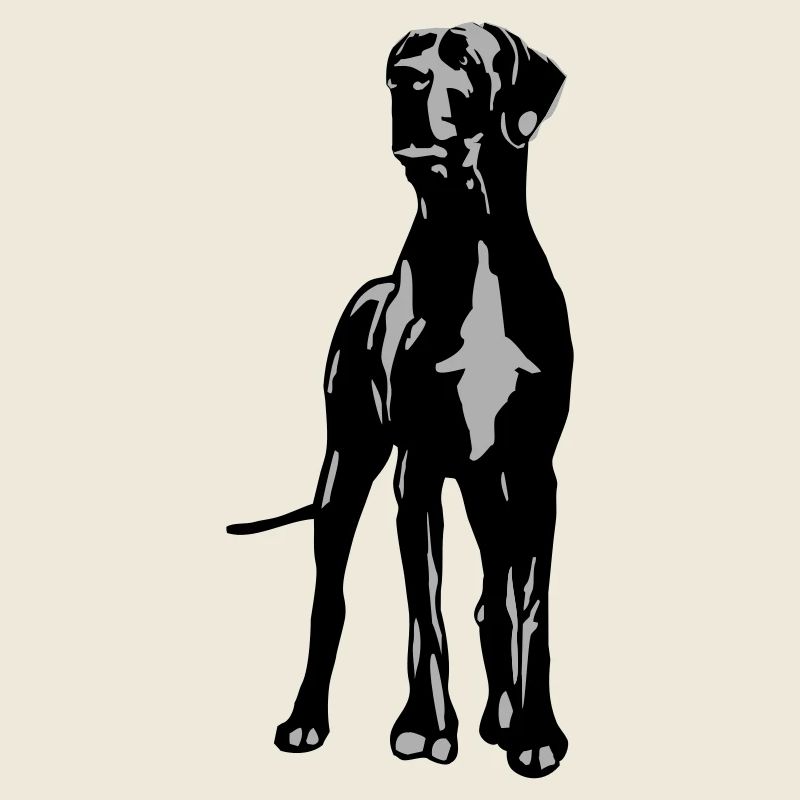 Dino Great Dane 2 couleur
