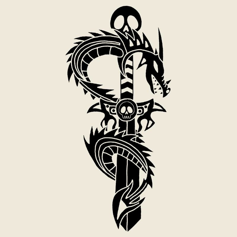 Der schwarze Drache und das Schwert