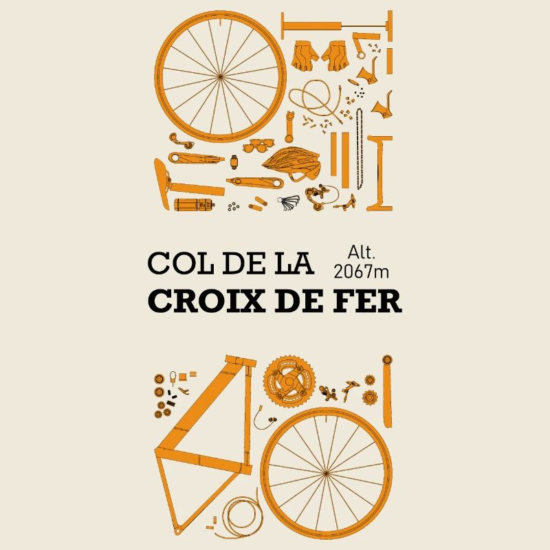 J'peux pas, j'ai vélo. Col de la Croix de Fer.