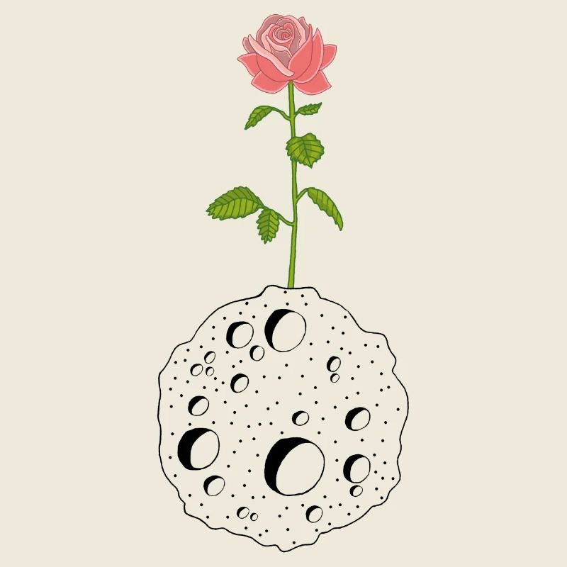 Die Blume und der schwarze Planet