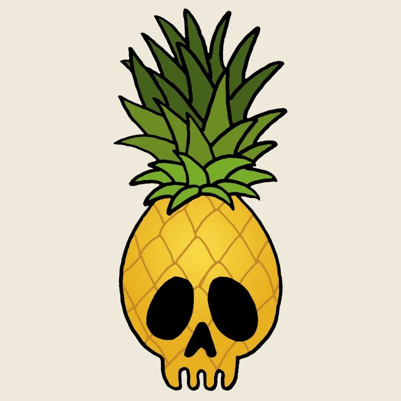 Ananas-Schädel