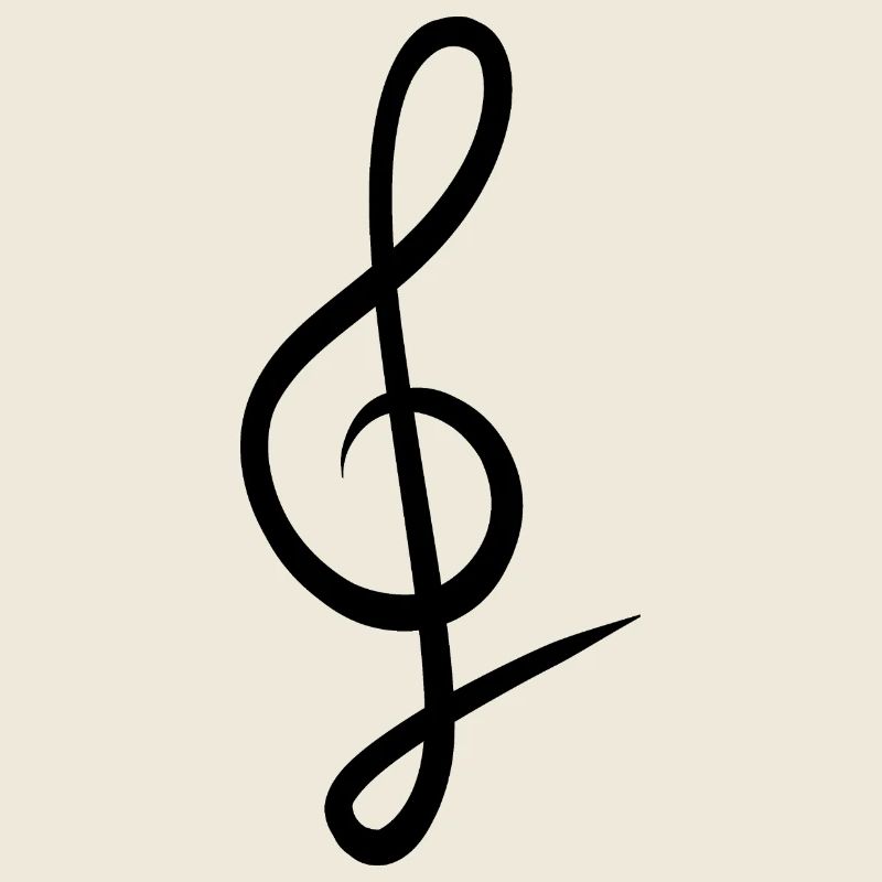 Clef Hand Drawn
