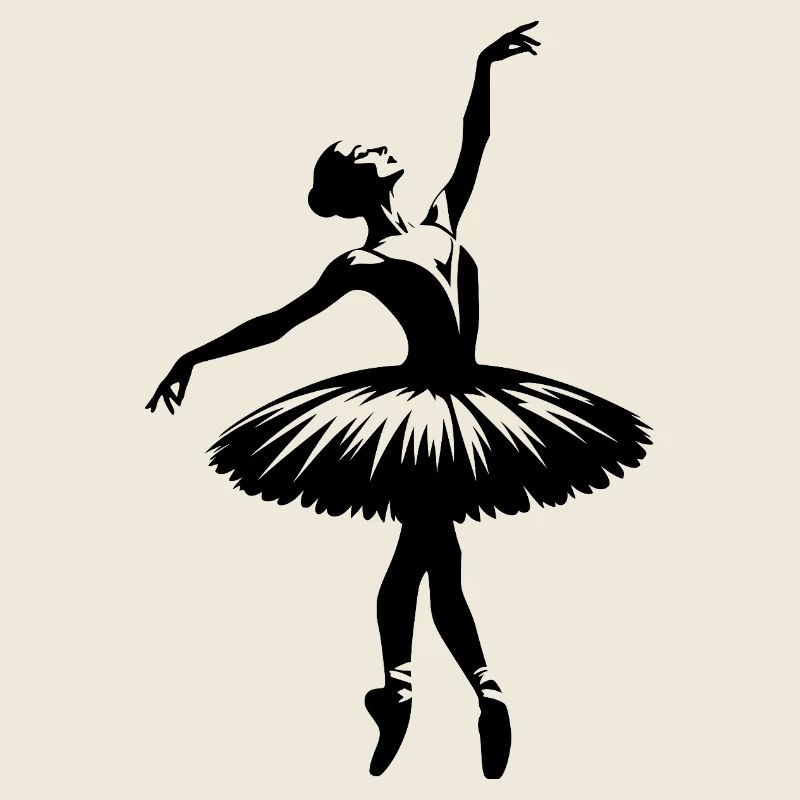Ballerine sur pointes pour les amateurs de danse