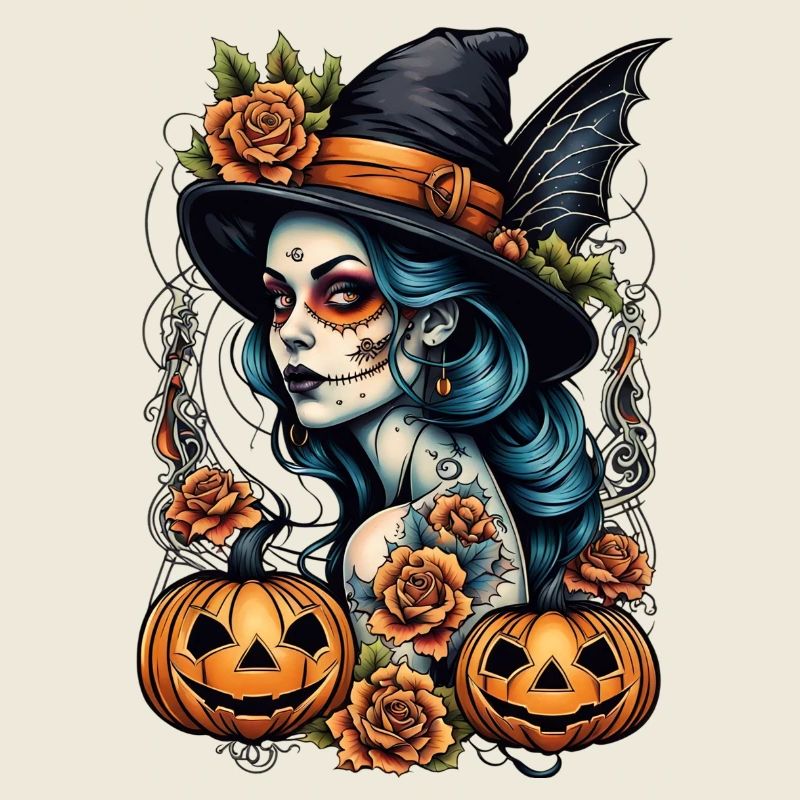 Día Muertos Witch