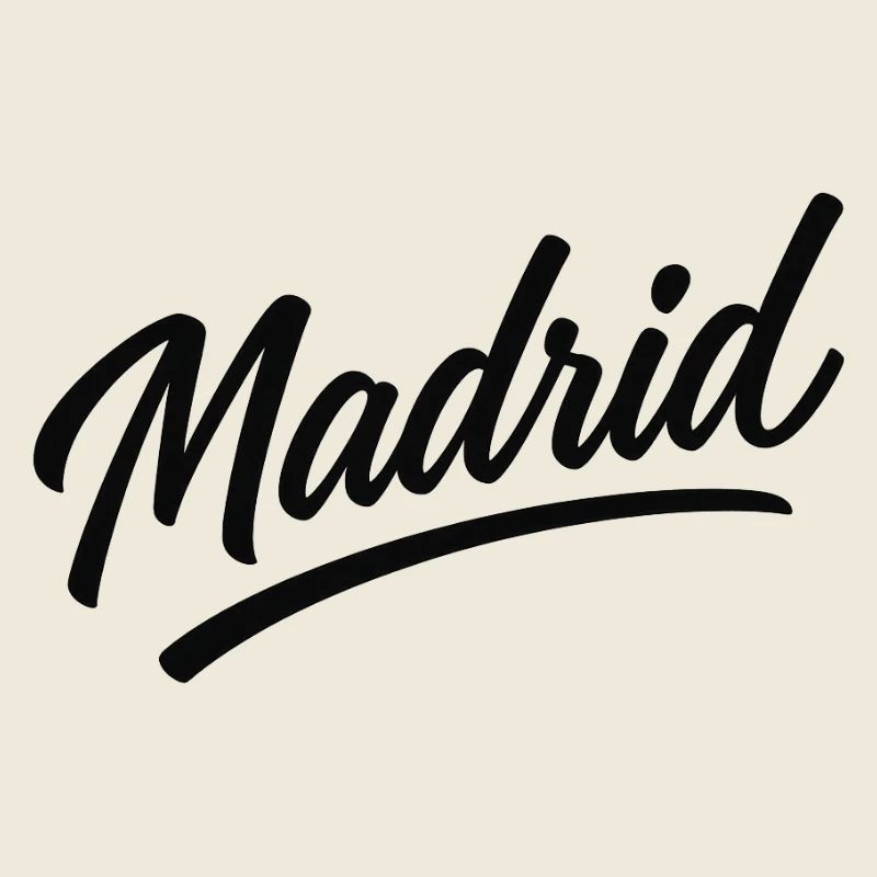 Madrid Script Urban Logo