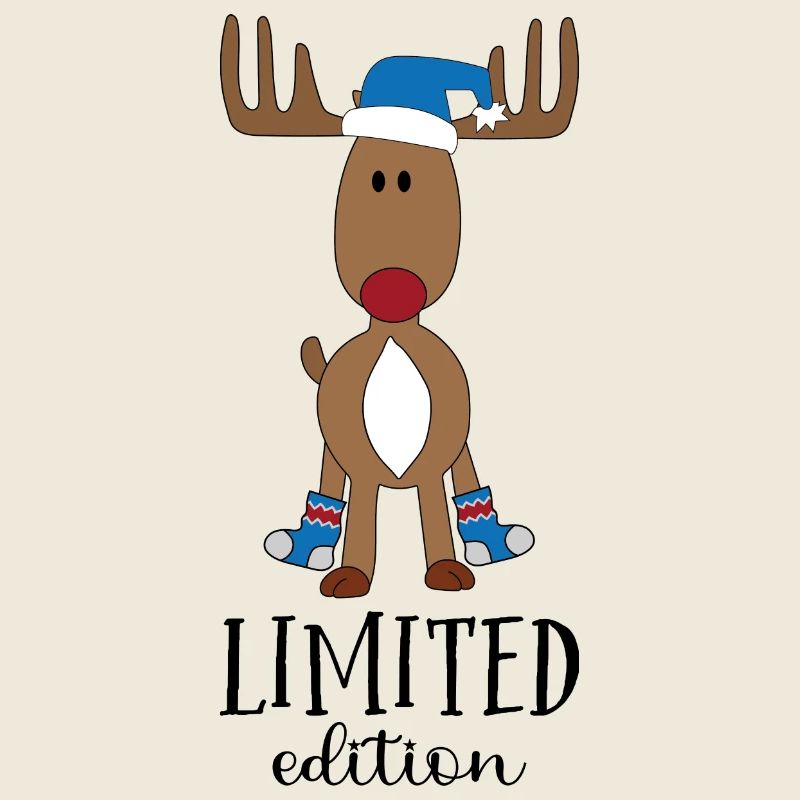 Elch Rudolph zu Weihnachten