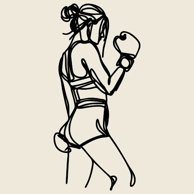 Sketch de la Boxeuse