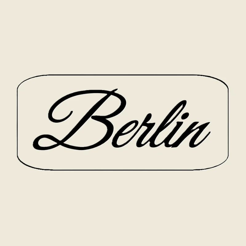 Berlin Skyline Silhouette Design