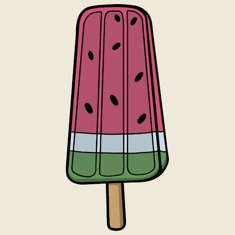 Playful Watermelon Popsicle