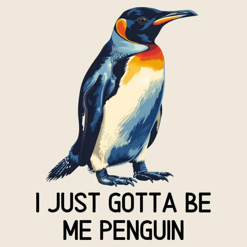 Ich muss einfach ich Pinguin sein