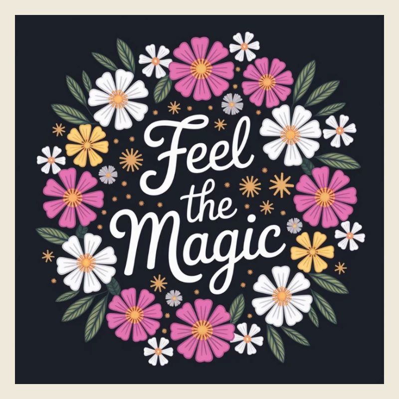 Feel the Magic Flower Wreath