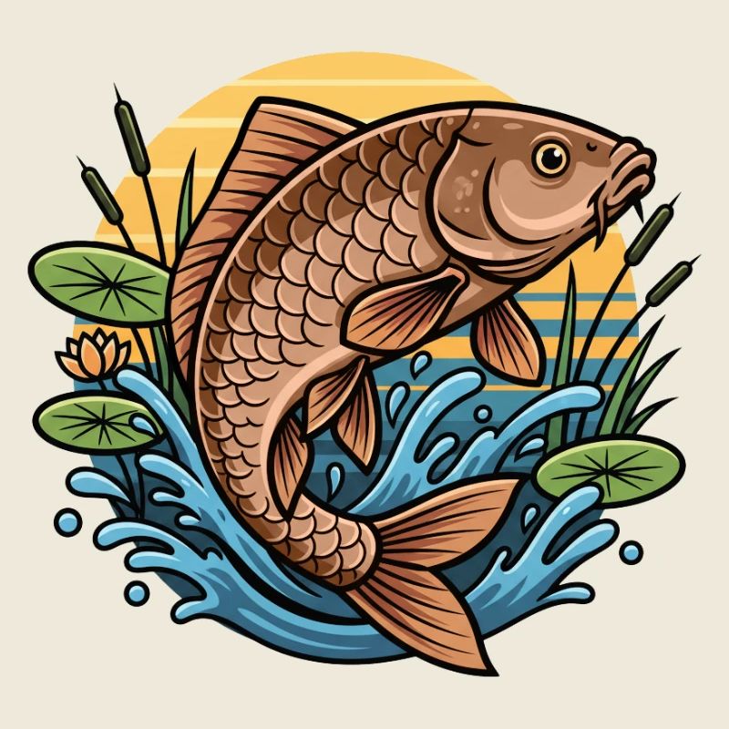 Karpfen Angeln Fischen