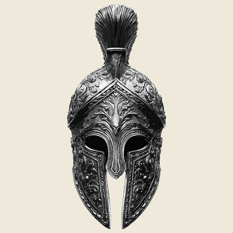 Spartan Helmet Warrior Gladiator