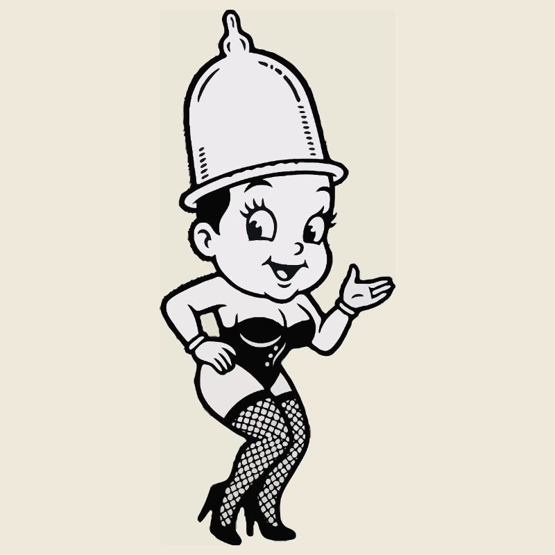 Silhouette Pin-up Burlesque Rétro