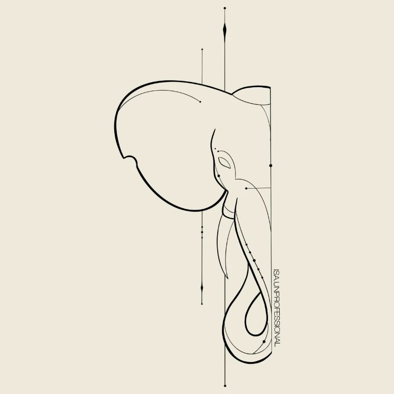Elephant Tattoo Art