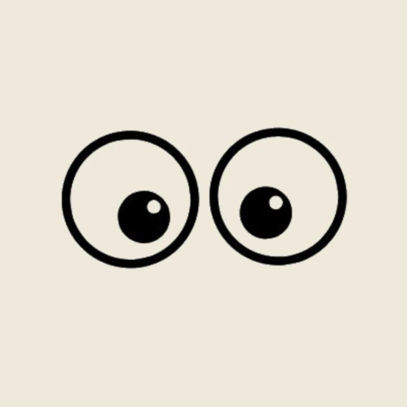 Duo d’yeux dans le style de la bande dessinée