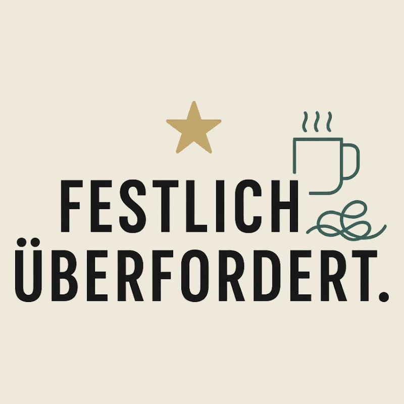 Festlich überfordert
