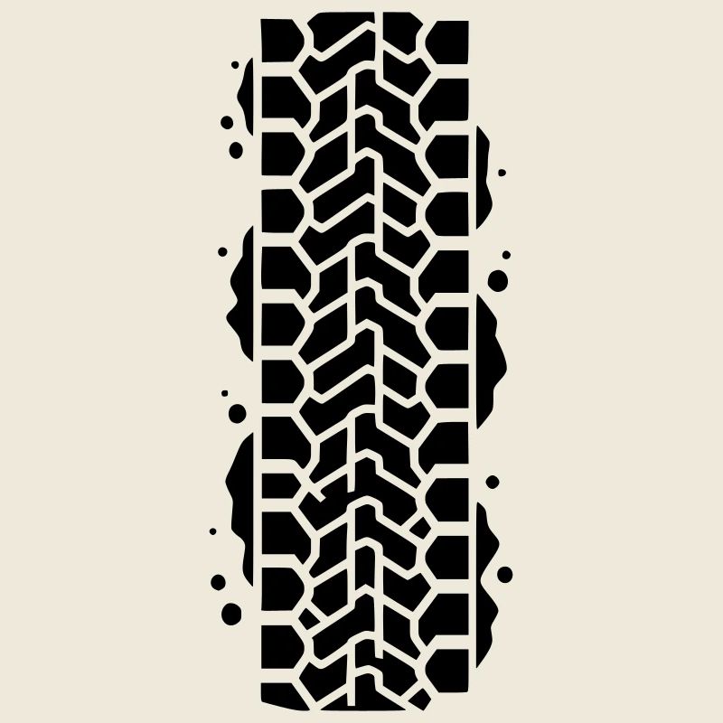 Reifenspur Profil Schlamm MTB