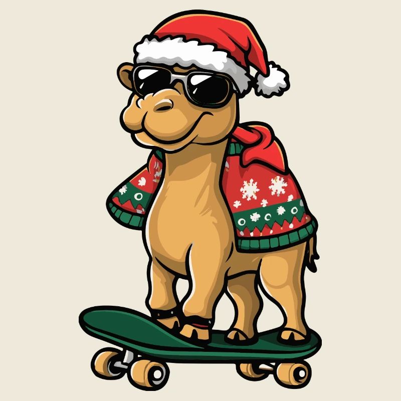Kamel Weihnachten Lustig