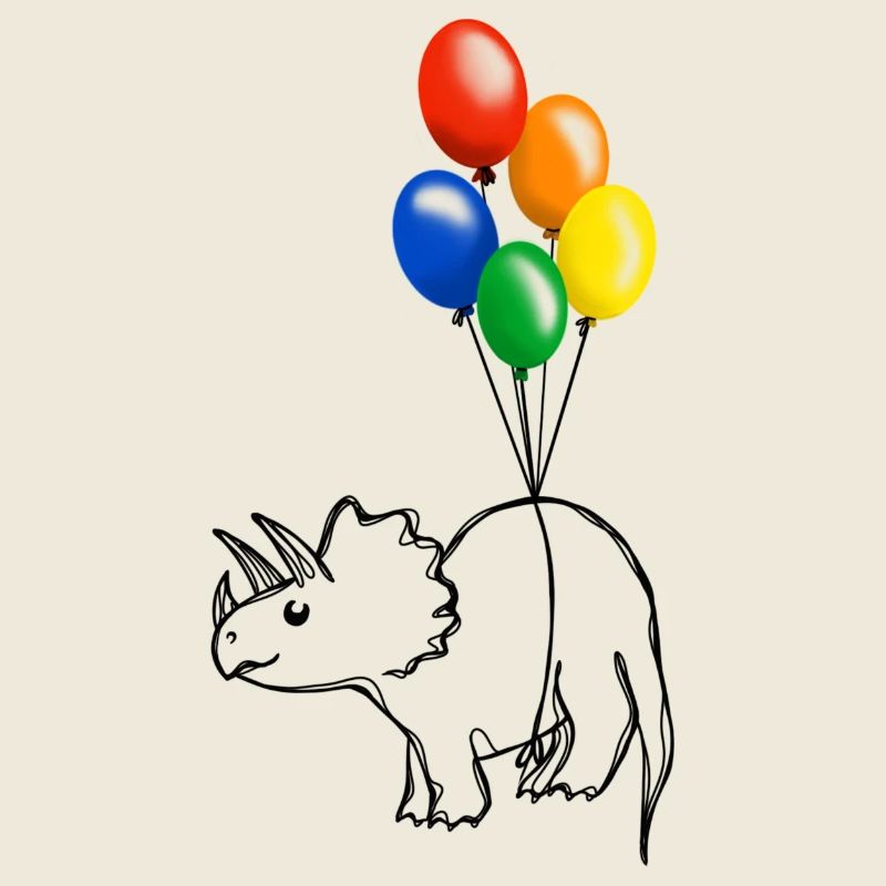 Pridosaur Dinosaur Rainbow