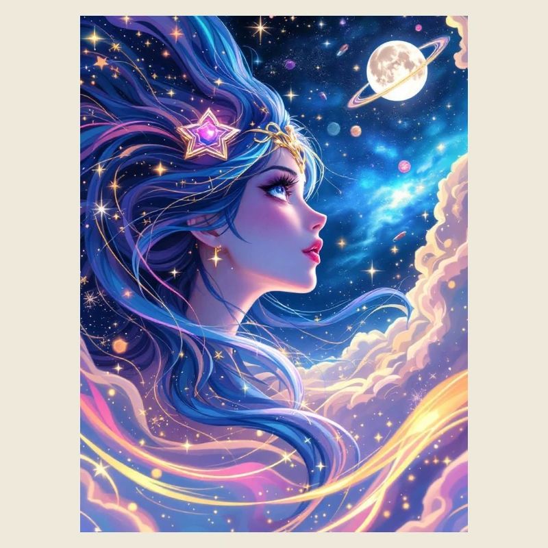 Girl in Galaxy